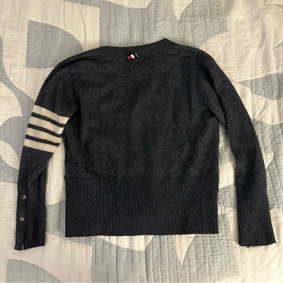 THOM BROWNE 4-bar Cardigan 1/ Men’s S - Picture 10 of 12